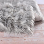 ORINOVA Shag Washable Area Rugs 8x10 Grey Fluffy Rug - Image 6