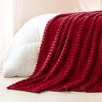 Exclusivo Mezcla Striped Queen Size Fleece Blanket - Image 6