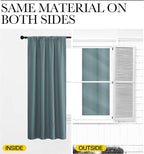 NICETOWN Blackout Curtains for Bedroom, 1 Pair, 70 by 63-inch, Window Treatment - Image 5