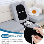 Milk Silk Couch Cushion Covers, Sofa Covers - Image 4