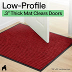GORILLA GRIP Waterproof Traffic Guard Door Mat, 2 Pack, Indoor Outdoor Heavy - Image 9