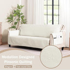 Quilted Grand Sofa Covers Washable, Couch Cover - Image 2