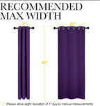 NICETOWN Thermal Insulated Blackout Draperies Curtains, Triple Weave Home - Image 7