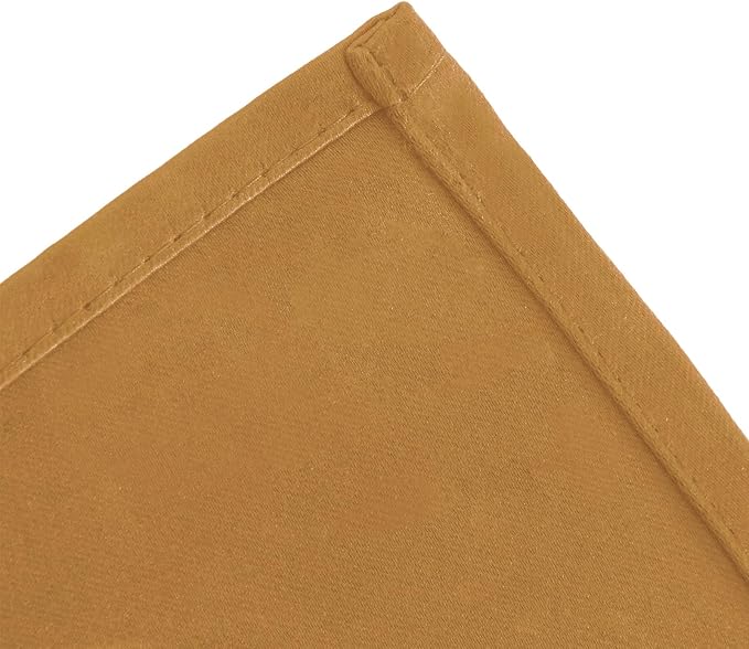 Blackout Curtains 52 x 108 inch/Mustard Yellow Curtains Set of 2 Panels/Thermal - Image 7
