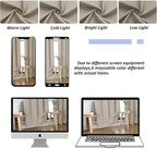 Simplebrand Ava Stone Blackout Curtains - Image 9