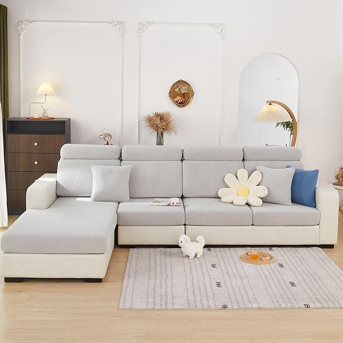 Couch Covers for 3 Cushion Sofa Pet Friendly Couch Cushion Covers Universal - Image 9