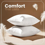 Utopia Bedding 20x20 Pillow Inserts, 2 Pack | Indoor cushion inserts - Image 4