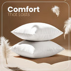 Utopia Bedding 14x14 Pillow Inserts, 2 Pack | Indoor cushion inserts - Image 4