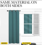 NICETOWN Kitchen Curtain Panels Blackout Draperies, Thermal Insulated Solid - Image 6