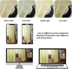 Chyhomenyc Sheer Curtains 108 Inch Length 2 Panels Set - Image 4