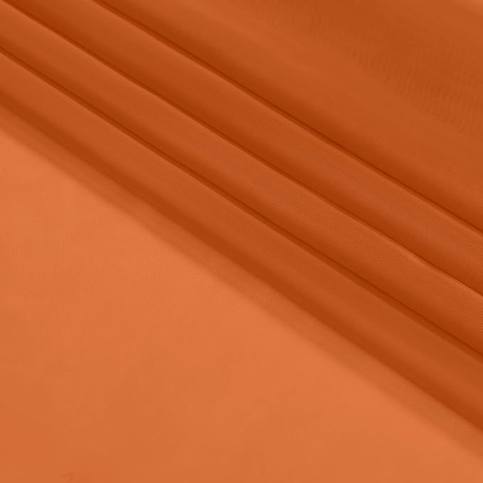 Sheer Orange Curtains, Sheer Curtains 84 inch Length 2 Panels Set, Rod Pocket - Image 6
