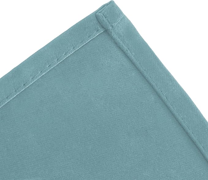 Blackout Curtains 66 x 84 inch/Stone Blue Curtains Set of 2 Panels/Thermal - Image 7