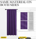 NICETOWN RV Blackout Curtains for Camper Windows, Royal Purple, Kitchen Curtains - Image 5