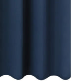 Navy Blue Thermal Blackout Curtains/52 x 108 Inch/Set of 2 Panels Room - Image 9