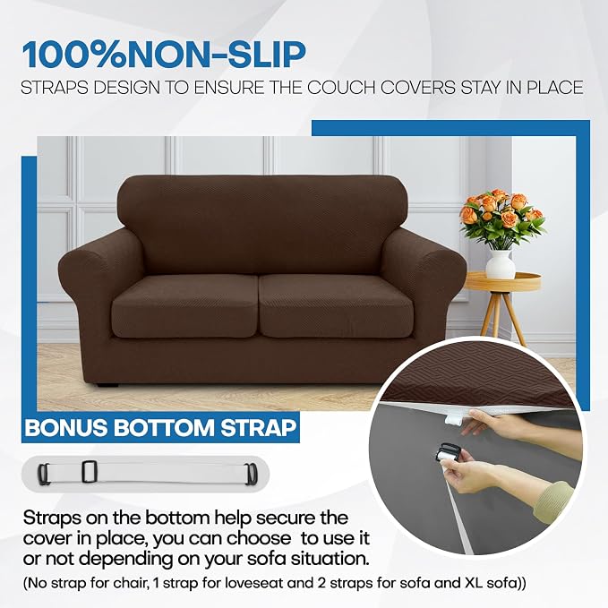 XINEAGE 2026 New 3 Pieces Couch Covers - Image 7
