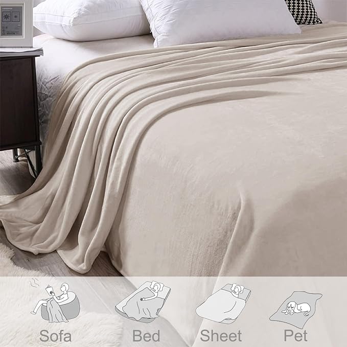 Exclusivo Mezcla Soft Fleece Blanket Cal King Size - Image 5