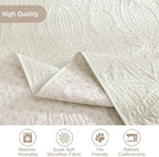 Quilted Sofa Slipcovers with Pockets, Anti-Slip Medallion Designed Couch Covers - Image 6
