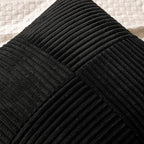 MIULEE Black Decorative Throw Pillow Covers - Image 2