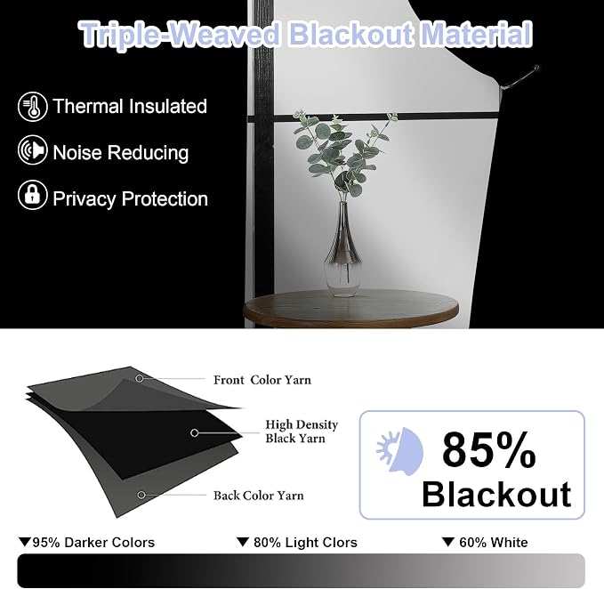 Simplebrand Ava Blush Blackout Curtains - Image 5