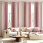 MIULEE Pink Pinch Pleated 100% Blackout Linen Curtains 40x96 Inches | Room - Image 7
