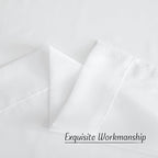 NICETOWN White Sheer Curtains & Drapes 96 inches Long - Image 6