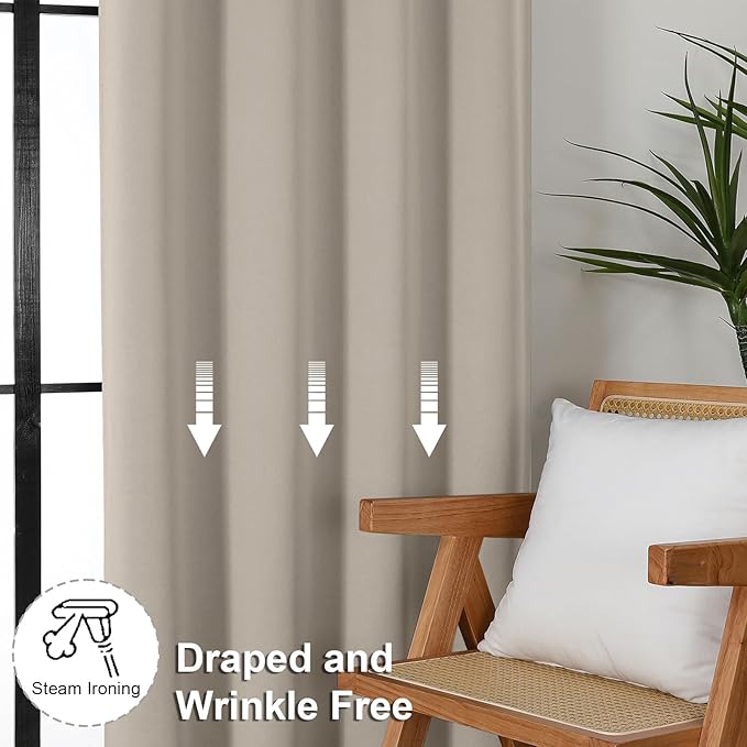 Simplebrand Stone Blackout Curtains - Image 7