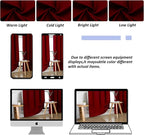 Simplebrand Red Blackout Curtains - Image 9