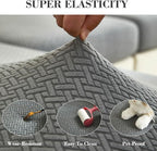 Couch Covers for 2 Cushion Sofa Pet Friendly Couch Cushion Covers Universal - Image 5