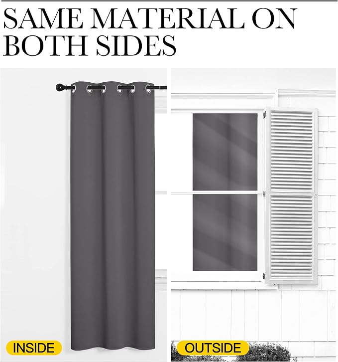 NICETOWN Blackout Curtain Panels - Image 5