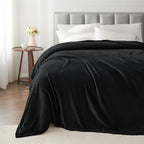 BEDELITE Fleece Blanket Soft Plush Full Bed Blanket Black 84"x90" | Ultra Soft - Image 9