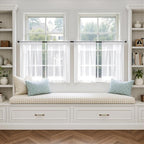 MIULEE 4 Panels White Short Sheer Curtains 24 Inch Length 42 x 24 Inches | - Image 4