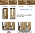 Simplebrand Ava Gold Blackout Curtains - Image 9