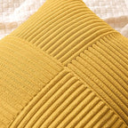 MIULEE Mustard Yellow Decorative Lumbar Throw Pillow Covers 12x20 in 2 Pack | - Image 2
