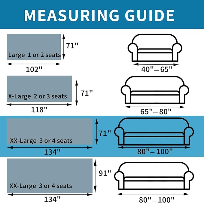 HAOMAIJIA Non Slip Couch Cover - Image 4