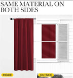 NICETOWN 20 inch Curtains for Small Windows, Thermal Insulated Privacy Short - Image 6