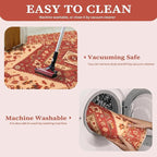 SERISSA 8x10 Washable Non Slip Boho Area Rug - Image 4