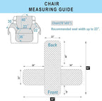 Reversible Recliner Chair Covers, Light Grey | Chair Covers - Image 7