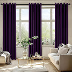 MIULEE Blackout Curtains for Bedroom 2 Panel 40 x 84 Inch Long Royal Purple | - Image 6