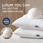 MIULEE 26x26 Euro Pillow Inserts 4 Pack, Throw Pillows - Image 3