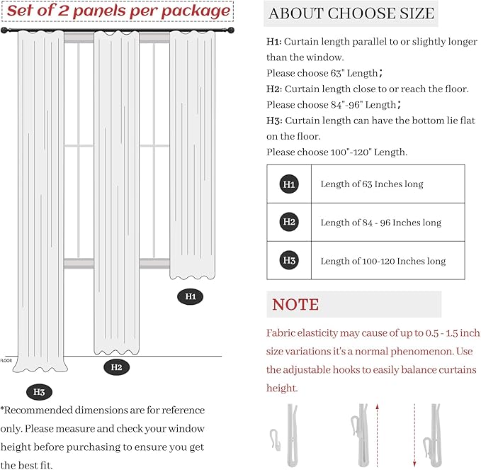 Dark Flax Pinch Pleated Curtains 92 Inches Long 2 Panels Set - Image 8