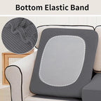 Easy-Going Stretch 3 Pieces Oversized Couch Cushion Cover - Image 4