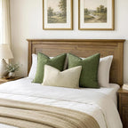 MIULEE Decorative Euro Sham Pillow Covers 24x24 Inch Sage Green 2 Pack | - Image 6