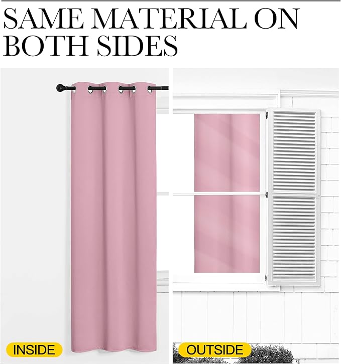 NICETOWN 84 inches Blackout Curtains - Image 6
