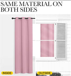 NICETOWN Window Curtain Panels, Thermal Insulated Solid Grommet Blackout - Image 5