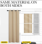 NICETOWN Bedroom Blackout Curtains Panels, 1 Pair, 55 inches by 92 Inch - Image 5