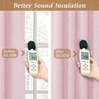 Linen Full Blackout Window Curtains - Image 5