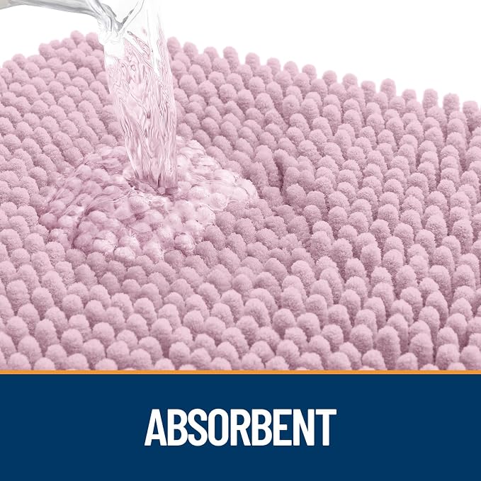 OLANLY Dog Door Mat for Muddy Paws 44x24, Super Absorbent Chenille Mud Mat | - Image 3