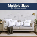 Utopia Bedding 16x16 Throw Pillow Inserts, Decorative Pillows, Plush & - Image 3