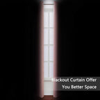 Blackout Curtains 52 x 120 Inch Long Pink Curtains Set of 2 Panels Room - Image 3