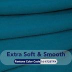 PureFit Stretch Couch Covers for Sofa Large Sofa Slipcovers Peacock Blue | - Image 5